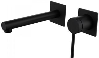 Встраиваемый смеситель для раковины ABBER Emotion чёрный матовый AF8812B